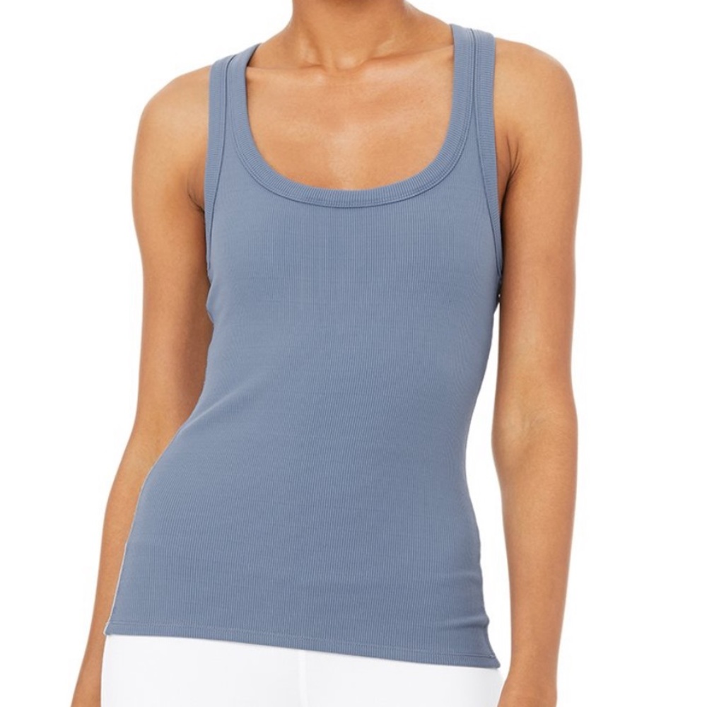SALE🎉NWT AloYoga “Rib Support Tank” in Light Blue